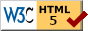 Valid HTML 5